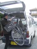 自転車も載ります
